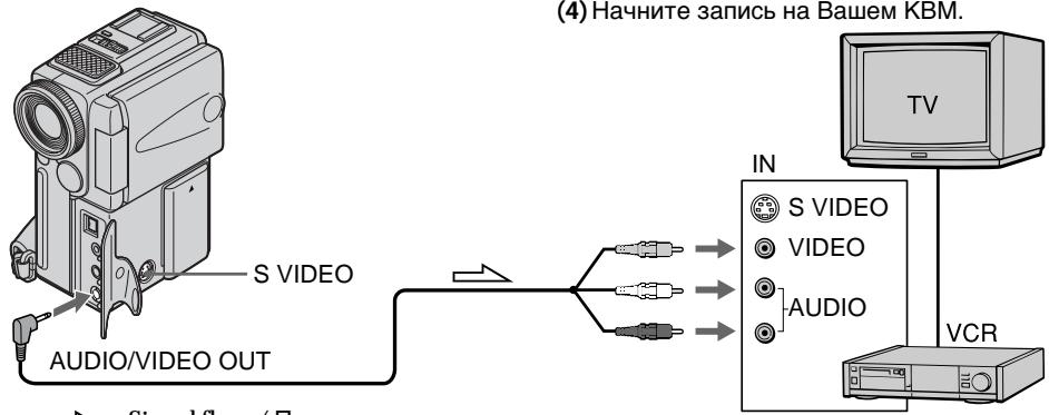 SONY DCR-PC2E - Using the A/V connecting cable - 1