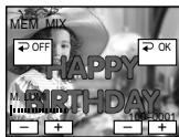 MEM MIX OFF OK M. M. 10-0001 HAPPY BIRTHDAY