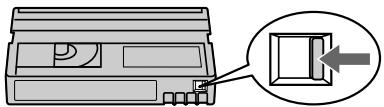SONY DCR-PC9E - Для предотвращения случайного стирания - 1
