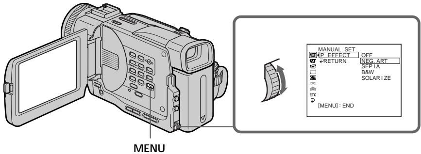 SONY DCR-TRV11E - Воспроизведение ленты с эффектами изображения - 1