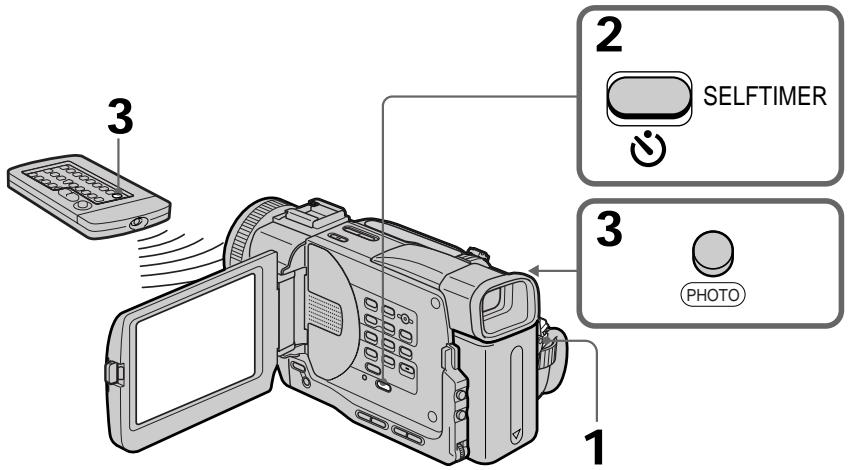 SONY DCR-TRV11E - Фотосъемка на ленту по таймеру самозапуска - 1