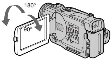 SONY DCR-TRV11E - Регулировка экрана ЖКД - 1