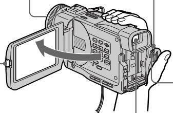 SONY DCR-TRV11E - Remove the lens cap. - 1