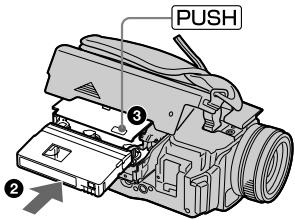 SONY DCR-TRV11E - Inserting a cassette (p. 20) - 3
