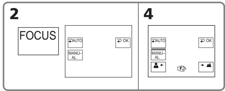 SONY DCR-TRV14E - Mise au point manuelle - 2