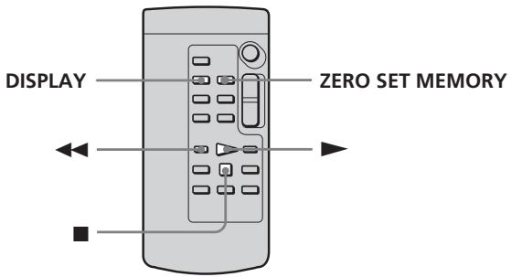 SONY DCR-TRV14E - Recherche rapide d'une scène – Mémoire à zéro réglable (DCR-TRV14E/TRV19E/TRV22E/TRV33E uniquement) - 1