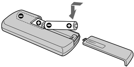 SONY DCR-TRV14E - Pour préparer la télécommande - 1