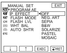 SONY DCR-TRV22E - Utilisation d'effets spéciaux - Effets d'image - 3
