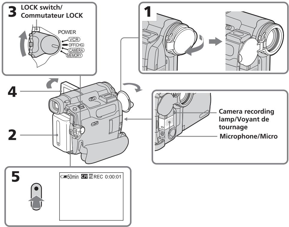 SONY DCR-TRV22E - Enregistrement d'une image - 1