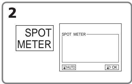 SONY DCR-TRV22E - Utilisation de la fonction de mesure de la lumière du spot - Spotmètre flexible - 1