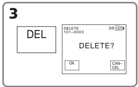 SONY DCR-TRV22E - Suppression d/images sélectionnées - 1