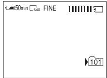 SONY DCR-TRV22E - Enregistrement d'images fixes sur un « Memory Stick » – Enregistrement de photos en mémoire - 4