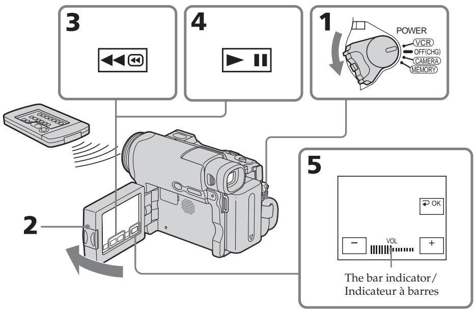 SONY DCR-TRV22E - Lecture d'une cassette - 1