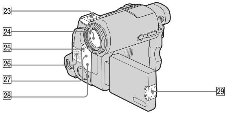 SONY DCR-TRV22E - Remarque au sujet de l'objet Carl Zeiss - 2