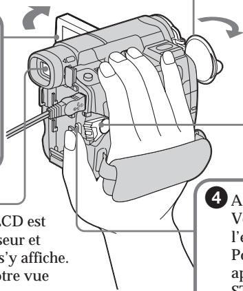 SONY DCR-TRV22E - Ouvrez le capuchon de l'objet (p. 36). - 1