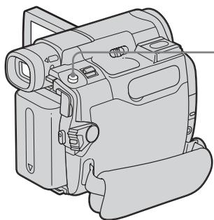SONY DCR-TRV22E - Enregistrement d'une image fixe sur une cassette - Enregistrement de photos sur cassette (DCR-TRV12E/TRV14E/ TRV19E uniquement) - 1