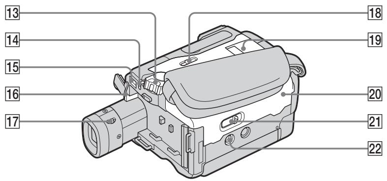 SONY DCR-TRV22E - Remarque au sujet de l'objet Carl Zeiss - 1