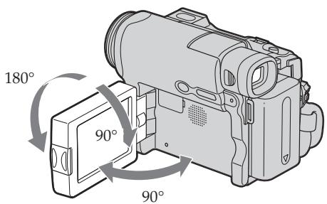 SONY DCR-TRV22E - Réglage de l'écran LCD - 1