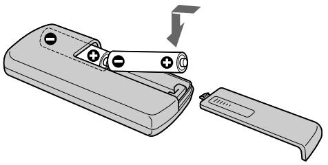 SONY DCR-TRV22E - Pour préparer la télécommande - 1
