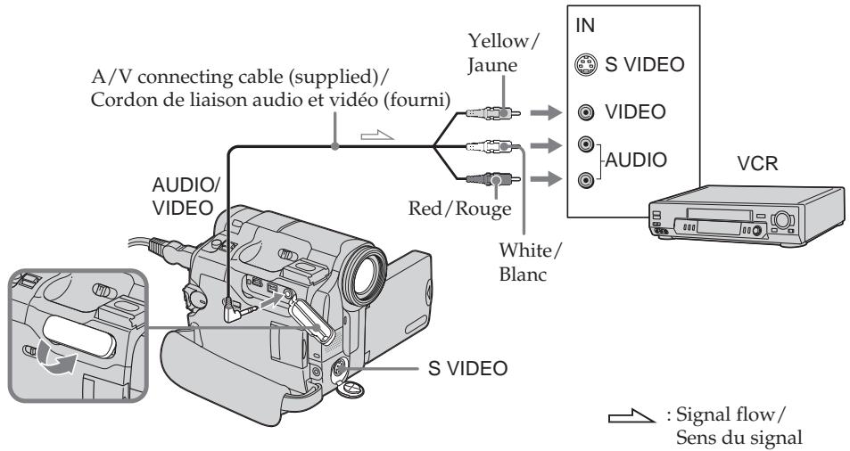SONY DCR-TRV22E - Avec le cordon de liaison audio et video - 1