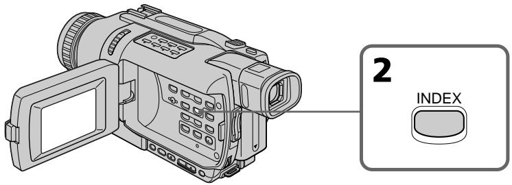 SONY DCR-TRV240E - Воспроизведение шести записанных изображений одновременно (индексный экран) - 1