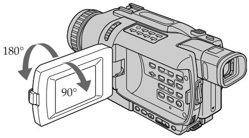 SONY DCR-TRV240E - Регулировка экрана ЖКД - 1