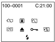 SONY DCR-TRV240E - Warning indicators - 1