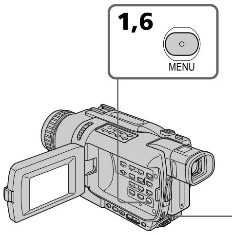 SONY DCR-TRV240E - Пункт 2 Установка даты и времени - 1