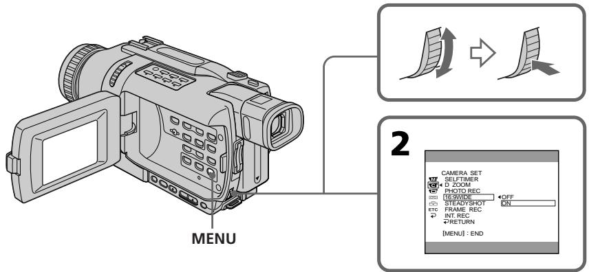 SONY DCR-TRV240E - Использование широкоэкранного режима - 2