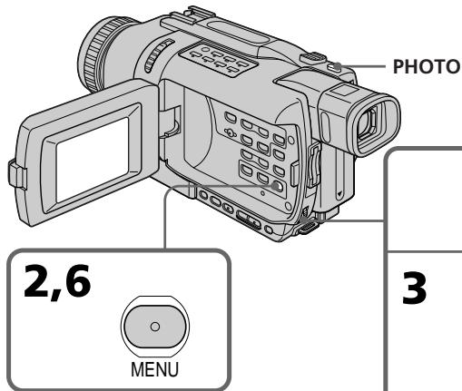 SONY DCR-TRV240E - Запись неподвижных изображений на "Memory Stick" – Фотосъемка с сохранением в памяти - 1