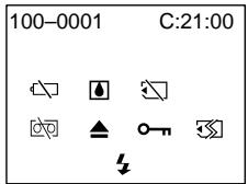SONY DCR-TRV240E - Предупреждающие индикаторы - 1