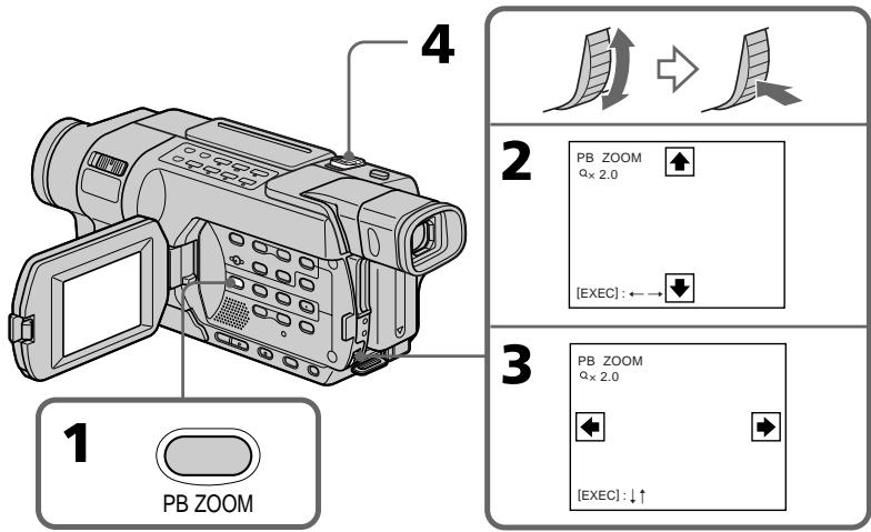 SONY DCR-TRV245E - Lorsque vous regléz le commutateur POWER sur OFF (CHG) ou que vous mettez fin à la lecture - 1