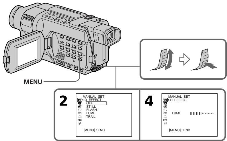 SONY DCR-TRV245E - Lecture d'une cassette contenant des effets numériques - 1