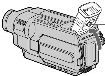 SONY DCR-TRV245E - Adjusting the viewfinder lens - 1
