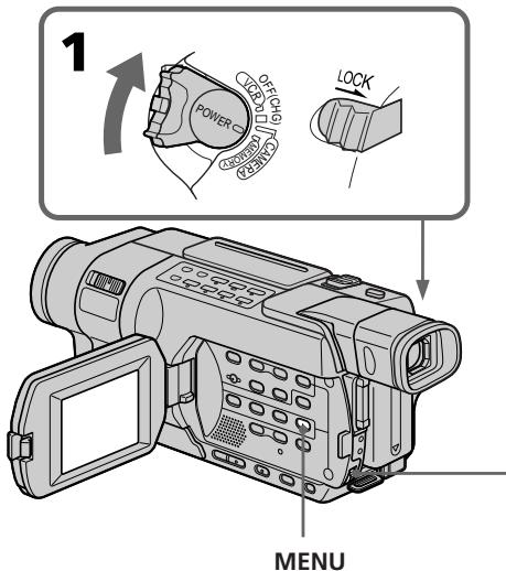 SONY DCR-TRV245E - Sélection d'un dossier d'enregistrement - 1
