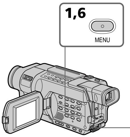 SONY DCR-TRV245E - Étape 2 réglage de la date et de l'heure - 1