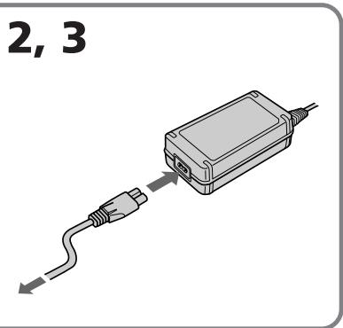 SONY DCR-TRV245E - Branchement à la prise secteur - 2