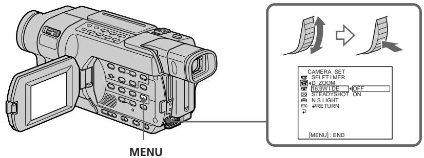 SONY DCR-TRV245E - Utilisation du mode grand écran - 2