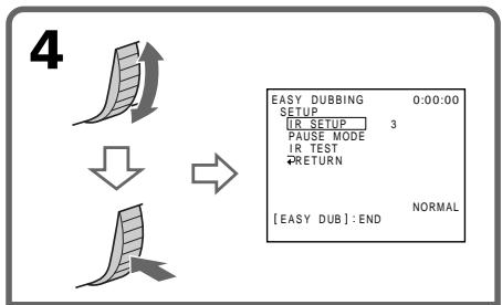 SONY DCR-TRV245E - Réglage des modes d'annulation de pause d'enregistrement sur le magnétoscope - 2