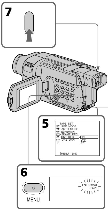 SONY DCR-TRV245E - Enregistrement par intervals - 1