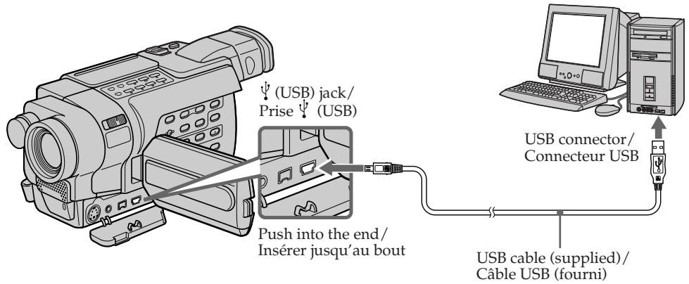 SONY DCR-TRV245E - Affichage d'images enregistrées sur une cassette ou en direct à partir de votre caméscope - 1