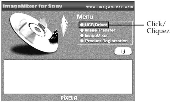 SONY DCR-TRV245E - Installation du pilote USB - 2