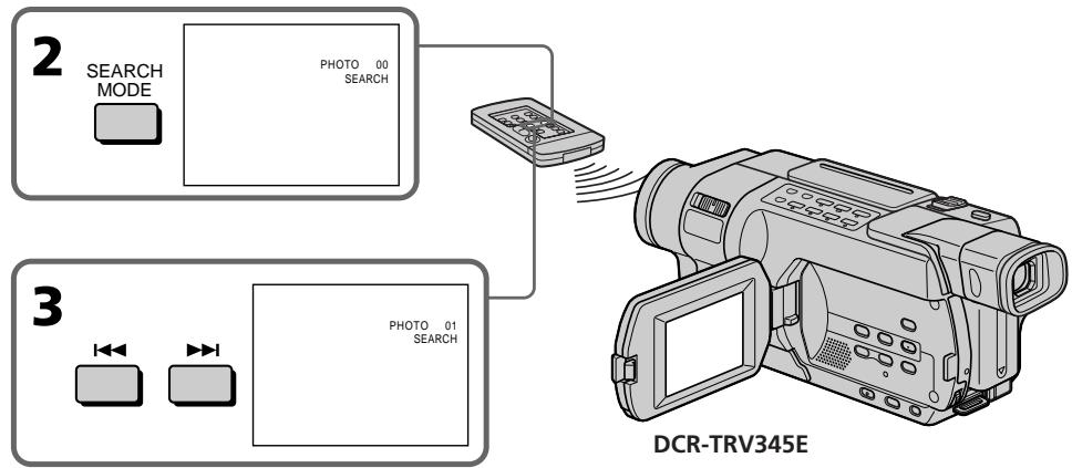 SONY DCR-TRV245E - Recherche d'une photo - 1