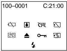 SONY DCR-TRV30E - Предупреждающие индикаторы - 1