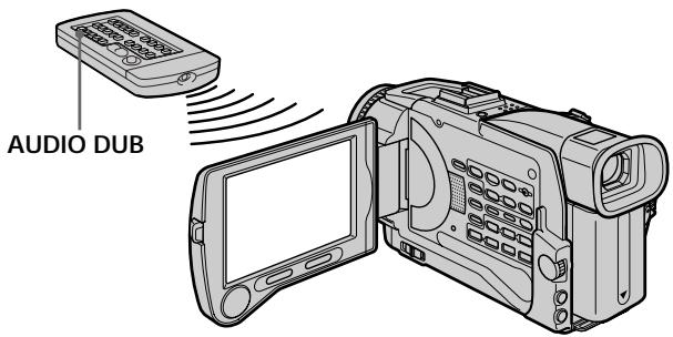 SONY DCR-TRV30E - Добавление звукового фрагмента на записанную ленту - 1