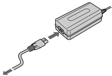 SONY DCR-TRV30E - Connecting to a wall socket - 1