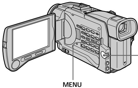 SONY DCR-TRV30E - Using special effects - Picture effect - 4