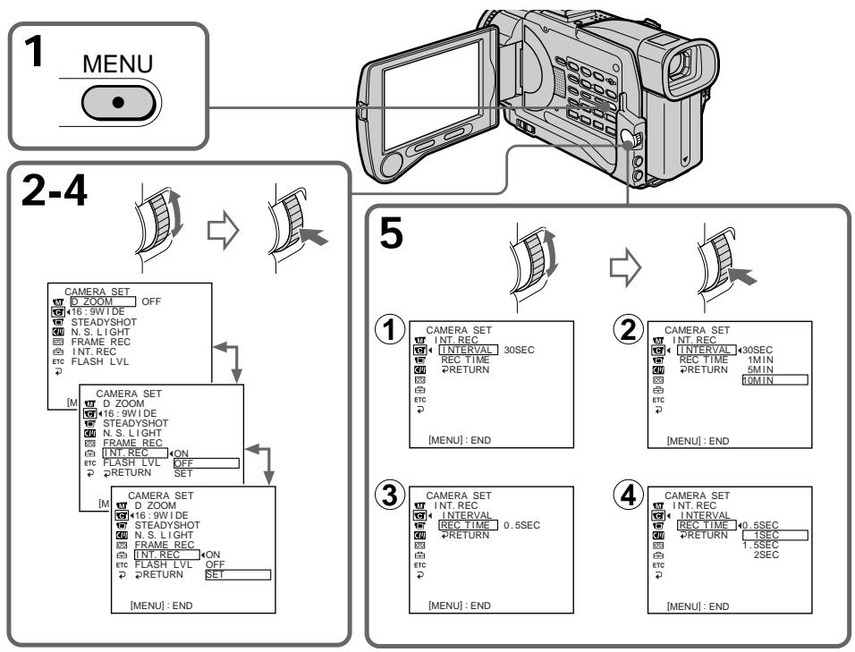 SONY DCR-TRV30E - Запись с интервалами - 2