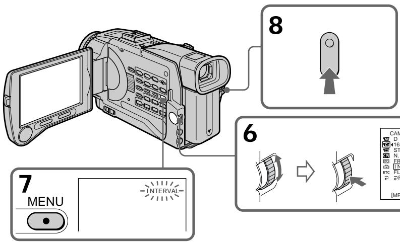 SONY DCR-TRV30E - Запись с интервалами - 3