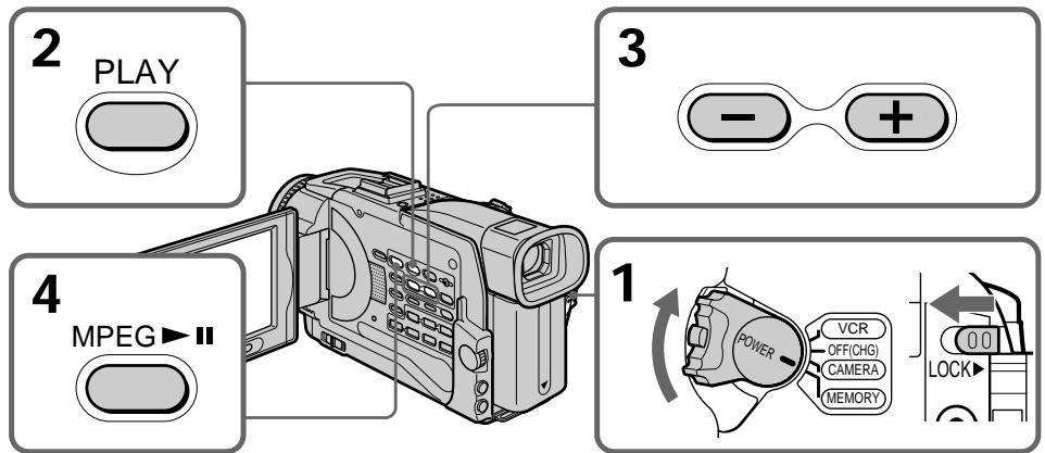 SONY DCR-TRV30E - Перед выполнением операции - 1